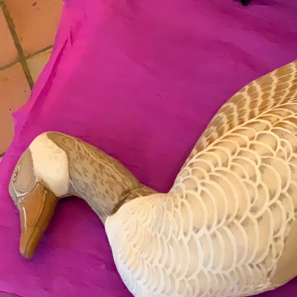 Custom stuffed goose